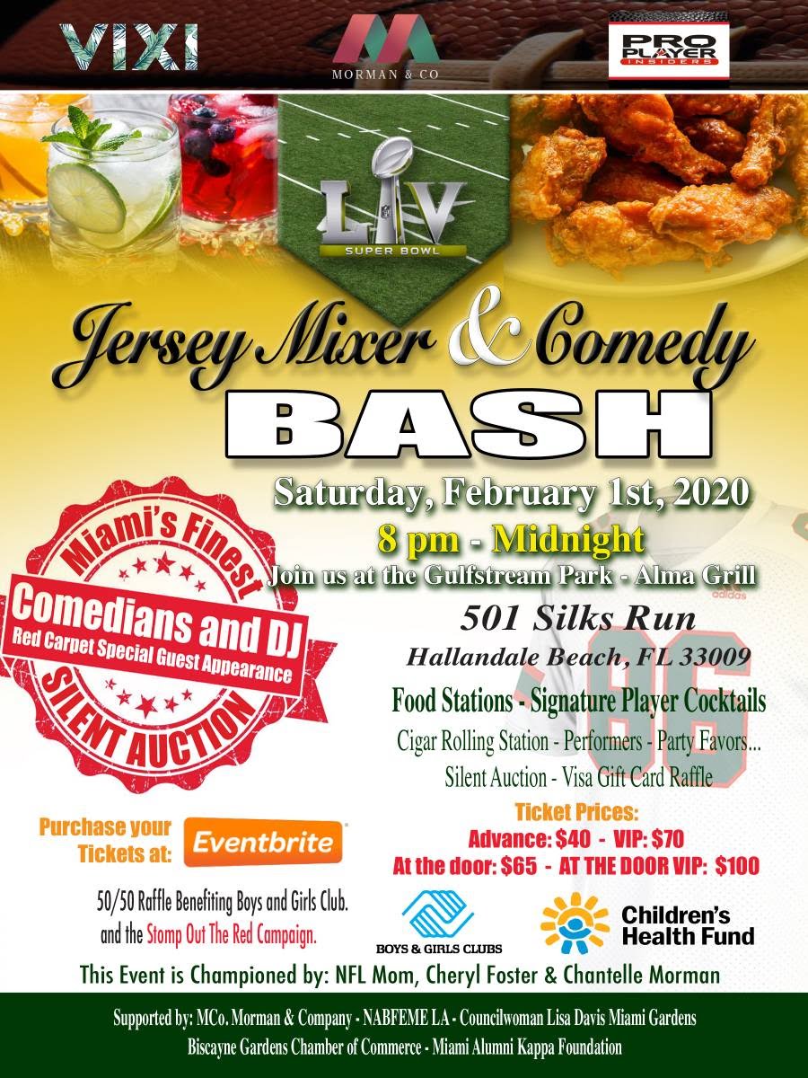 Jersey Mixer & Comedy Bash